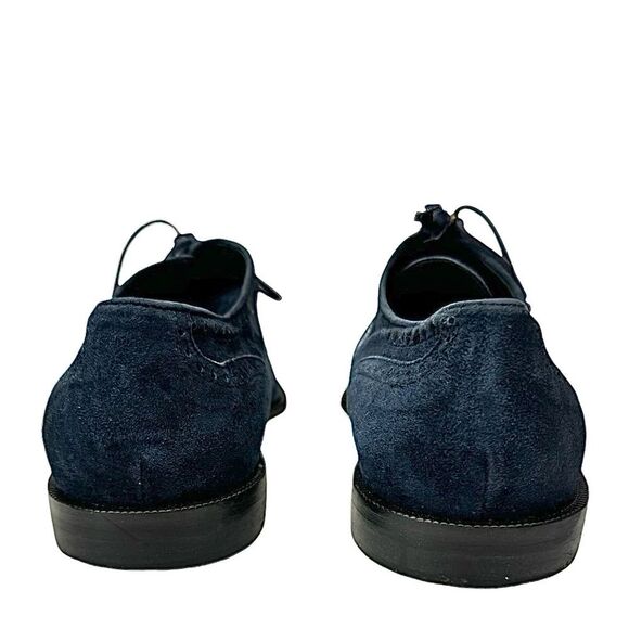 Nando Orsini Blue Suede Square Toe Oxford Dress Shoes Mens Size 11M main image 9